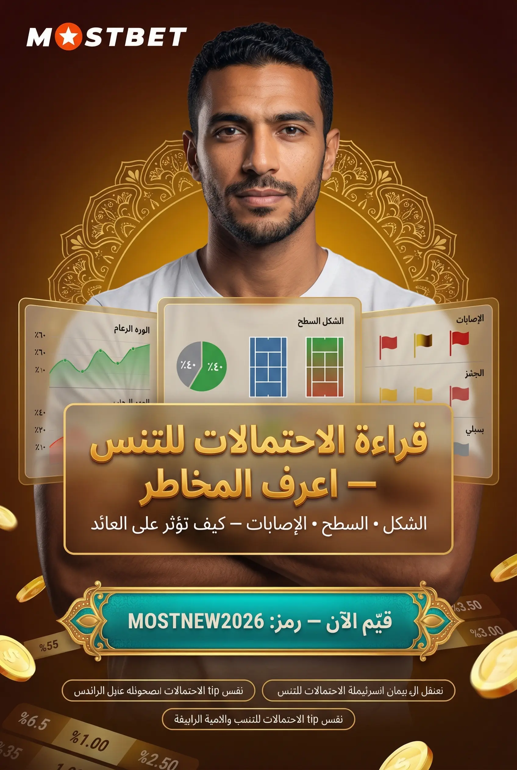 كيفية قراءة الاحتمالات وتقييم المخاطر في التنس