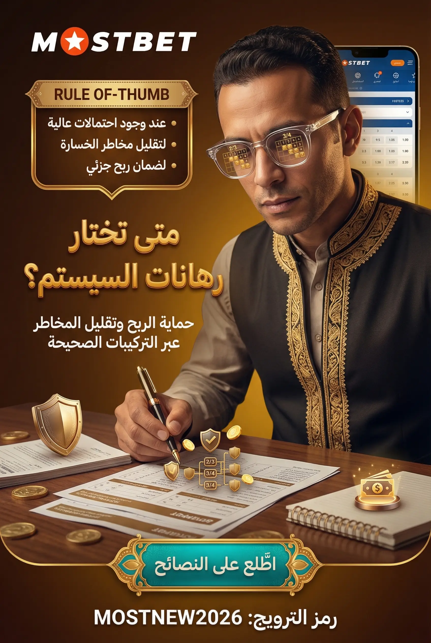 صورة عمودية عن رهانات السيستم ومتى تكون أفضل من الأكومليتر