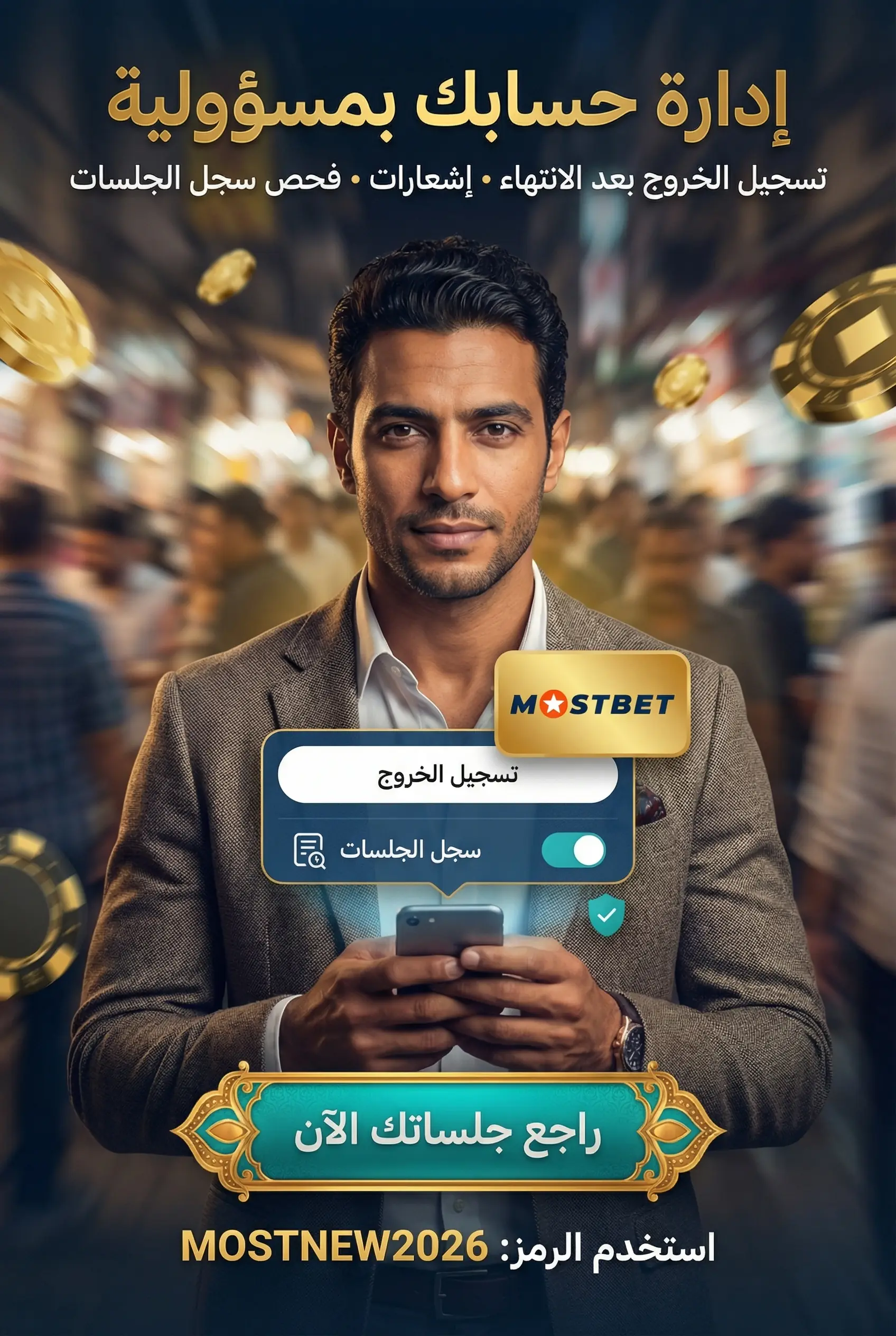 إدارة حساب Mostbet بمسؤولية